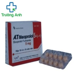 A.T Bisoprolol 5 - Thuốc điều trị huyết áp cao hiệu quả