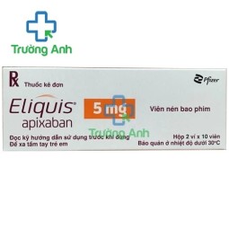 Eliquis 5mg - Apixaban 5mg chống huyết khối của Pfizer