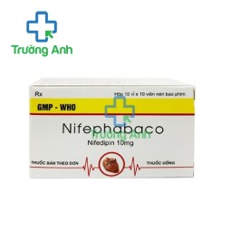 Nifephabaco 10mg - Thuốc điều trị tăng huyết áp hiệu quả