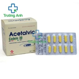 Acetalvic codein 30 - Thuốc điều trị giảm đau, hạ sốt của Vidipha