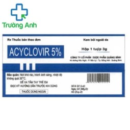 Acyclovir 5% Quapharco- Thuốc điều trị nhiễm virus Herpes simplex hiệu quả (10 hộp)