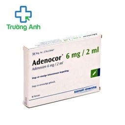 Adenocor 6mg/2ml - Thuốc chống loạn nhịp tim hiệu quả Tây Ban Nha