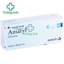 Amaryl 4mg - Thuốc kiểm soát tình trạng tăng đường huyết hiệu quả của Sanofi