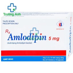 Amlodipin 5mg Domesco - Thuốc điều trị cao huyết áp hiệu quả