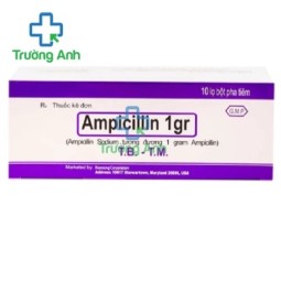 Ampicillin 1gr Mỹ - Thuốc điều trị các bệnh nhiễm khuẩn hiệu quả