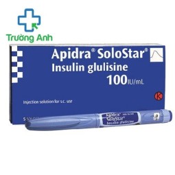 Apidra Solostar 100IU/ml - Thuốc điều trị bệnh đái tháo đường hiệu quả