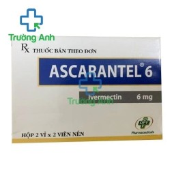 Ascarantel 6 - Thuốc trị giun chỉ Onchocerca volvulus hiệu quả