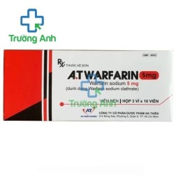 A.T Warfarin 5mg - Thuốc điều trị nhồi máu cơ tim hiệu quả