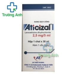 Aticizal 2,5mg/5ml An Thiên (chai 30ml) - Thuốc điều trị viêm mũi dị ứng hiệu quả