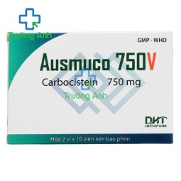 Ausmuco 750V - Thuốc điều trị rối loạn tiết dịch hô hấp của Hataphar