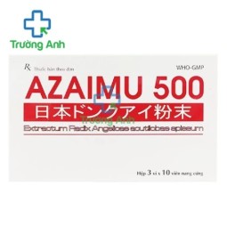 Azaimu 500 -  Giúp hoạt huyết, bổ huyết, điều kinh và điều trị thiếu máu hiệu quả