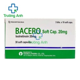 Bacero Soft Cap. 20mg - Thuốc điều trị bệnh da liễu hiệu quả của Korea