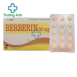 Berberin 50mg TW3 - Thuốc điều trị tiêu chảy hiệu quả