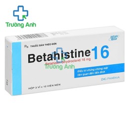 Betahistin 16mg Khapharco - Thuốc điều trị chóng mặt hiệu quả