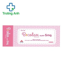 Bicolax Supp 5mg CPC1HN - Viên đặt điều trị táo bón hiệu quả