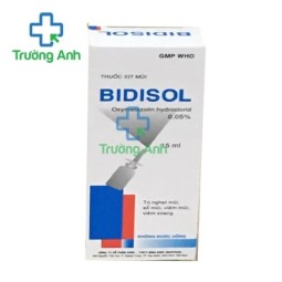Bidisol - Thuốc xịt mũi hiệu quả của Bidiphar