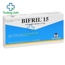 Bifril 15 - Thuốc điều trị tăng huyết áp hiệu quả của Italy