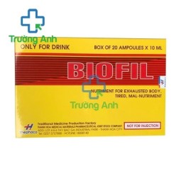 Biofil Thephaco (20 ống) - Giúp bổ sung dinh dưỡng cho cơ thể