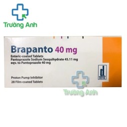 Brapanto 40mg - Thuốc điều trị trào ngược dạ dày thực quản hiệu quả