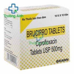 Brucipro Tablets - Thuốc điều trị nhiễm khuẩn hô hấp của Ấn Độ
