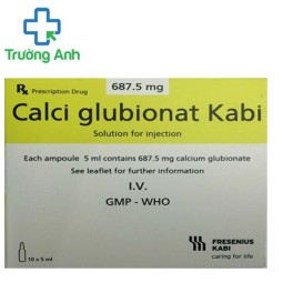 Calci glubionat Kabi - Thuốc điều trị hạ Calci huyết hiệu quả của Bidiphar