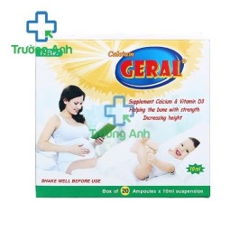 Calcium Geral (ống 5ml) - Giúp xương trẻ em chắc khỏe hiệu quả