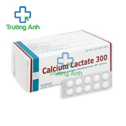Calcium Lactate 300 - Bổ sung calcium chống loãng xương hiệu quả