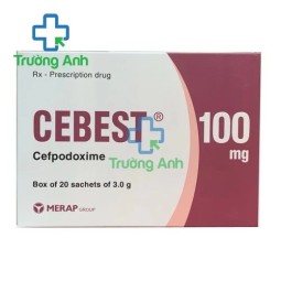 Cebest 100mg (dạng cốm) Merap - Thuốc điều trị nhiễm khuẩn hiệu quả của Merap