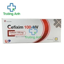 Cefixim 100-HV USP - Thuốc điều trị nhiễm khuẩn hiệu quả