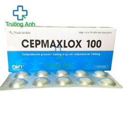 Cepmaxlox 100 - Thuốc điều trị nhiễm khuẩn hiệu quả của Hataphar