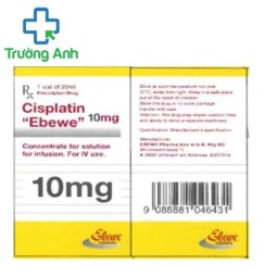 Cisplatin "Ebewe" 10mg/20ml - Thuốc điều trị ung thư hiệu quả của Austria