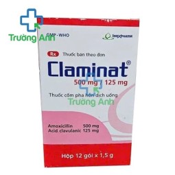 Claminat 500mg/125mg - Thuốc điều trị nhiễm khuẩn của Imexpharm