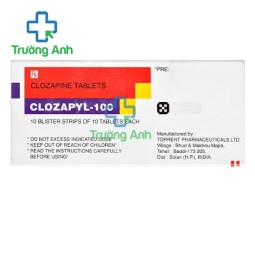 Clozapyl 100mg Torr - Thuốc điều trị tâm thần phân liệt hiệu quả