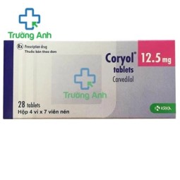 Coryol 12,5mg Krka - Thuốc điều trị tăng huyết áp hiệu quả của Slovenia