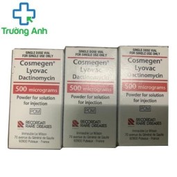 Cosmegen Lyovac 500mcg (Dactinomycin) Baxter - Thuốc chống ung thư ở trẻ em của Đức 