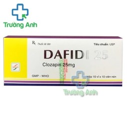 Dafidi 25 - Thuốc điều trị tâm thần phân liệt kháng trị hiệu quả của DN Pharma