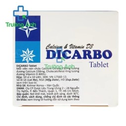 Dicarbo - Giúp bổ sung vitamin D và canxi hiệu quả