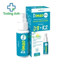 Dimao Pro Oral Spray D3+K2 Valens - Dung dịch xịt giúp tăng cường hấp thu canxi