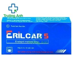 ERILCAR 5 - Thuốc điều trị tăng huyết áp của Pymepharco