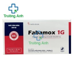 Fabamox 1g - Thuốc điều trị nhiễm khuẩn hiệu quả của Pharbaco