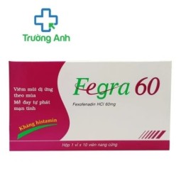 Fegra 60mg - Thuốc chống dị ứng của Pymepharco