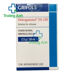 Flebogamma 5% DIF 2.5g/50ml - Thuốc điều trị suy giảm miễn dịch của Tây Ban Nha