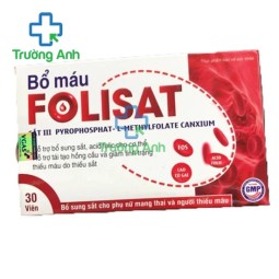 Folisat Vgas - Hỗ trợ bổ sung sắt, acid folic cho cơ thể