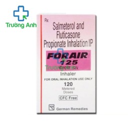  Forair 125 - Thuốc điều trị thường xuyên bệnh tắc nghẽn khí quản của India