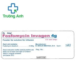Fosfomycin Invagen 4g - Thuốc điều trị nhiễm khuẩn nặng hiệu quả