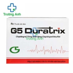 G5 Duratrix - Thuốc phòng ngừa xơ vữa động mạch hiệu quả của Hataphar