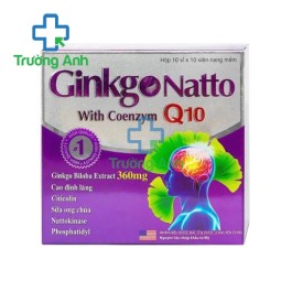 Ginkgo Natto with coenzym Q10-360mg USA - Giúp tăng cường sức khỏe não bộ hiệu quả
