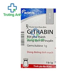  Gitrabin 1000mg- Thuốc điều trị ung thư hiệu quả của Italy