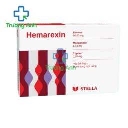 Hemarexin - Bổ sung chất sắt cho trẻ em và phụ nữ có thai  Stada