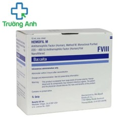 Hemofil M 220-400 IU H/1 - thuốc tăng thể tích máu của Mỹ